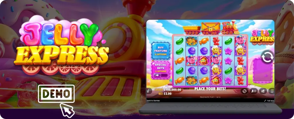 Jelly Express demo play mode available for free in the UK